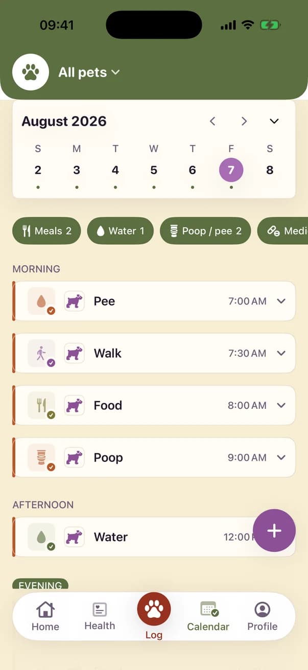 Kwispel — Calendar